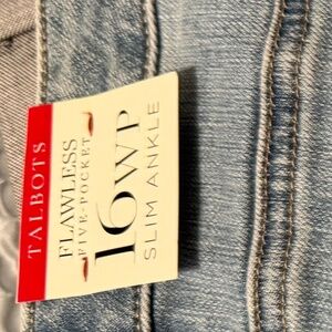 Talbots Flawless 5 Pocket Slim Ankle Jeans NEW